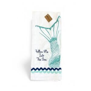 Park Designs “Into the Sea” Embroidered Decorative Dishtowel NWT